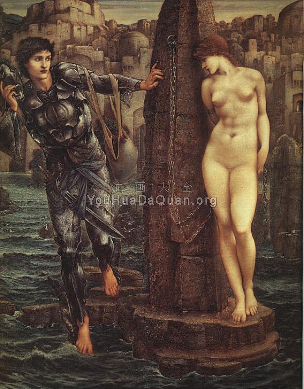 命运之岩 - 爱德华·科莱·伯恩·琼斯